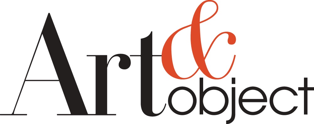 art object logo black red large